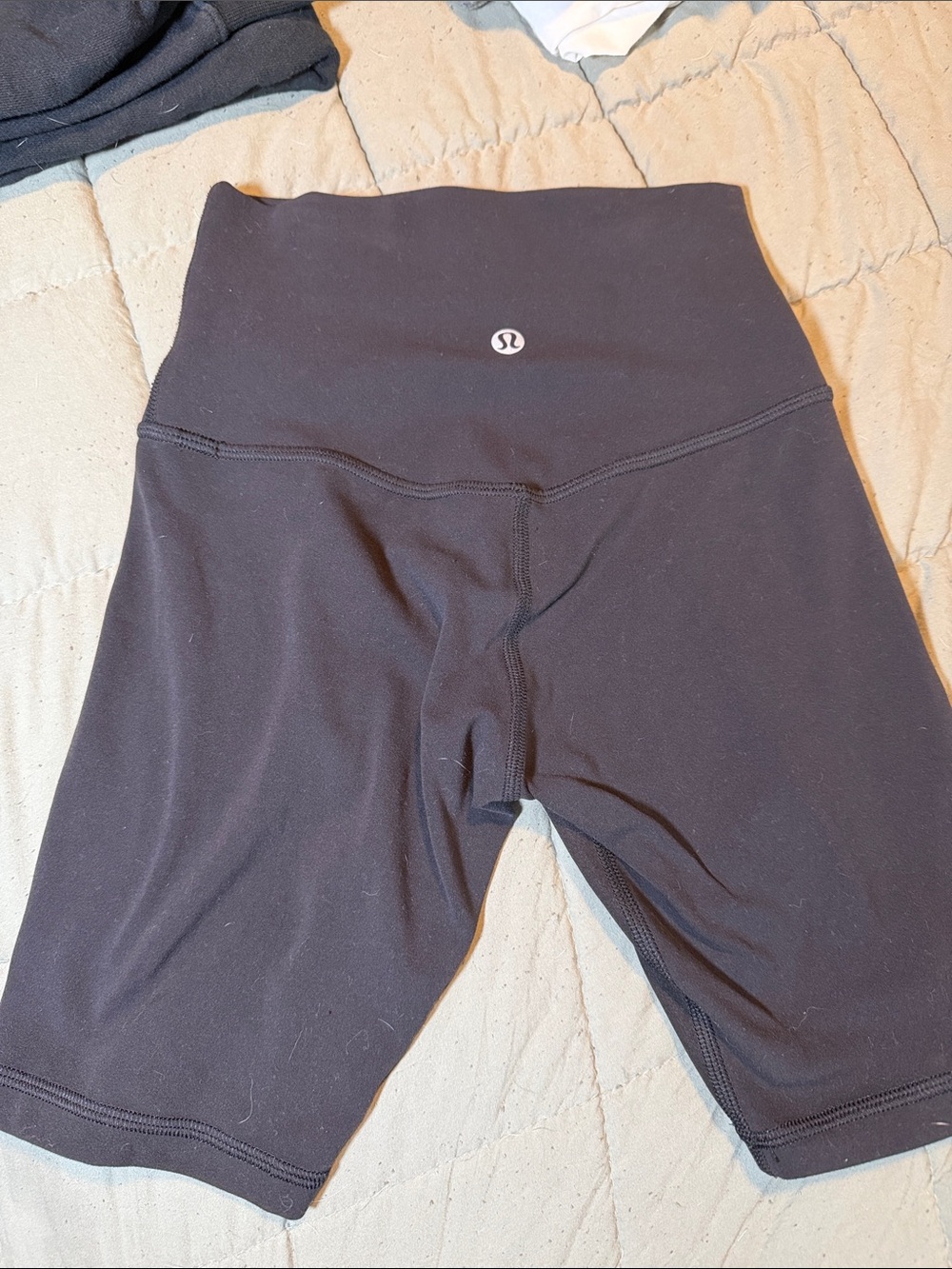 lululemon athletica Black High-Rise Bike Shorts